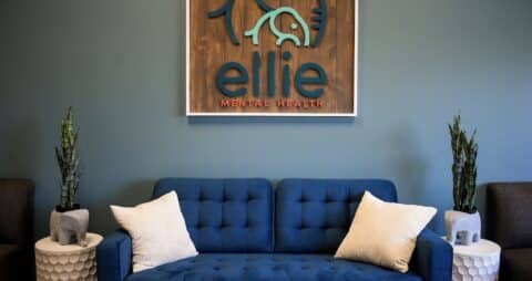 Ellie Mental Health Meridian, ID Wooden Sign