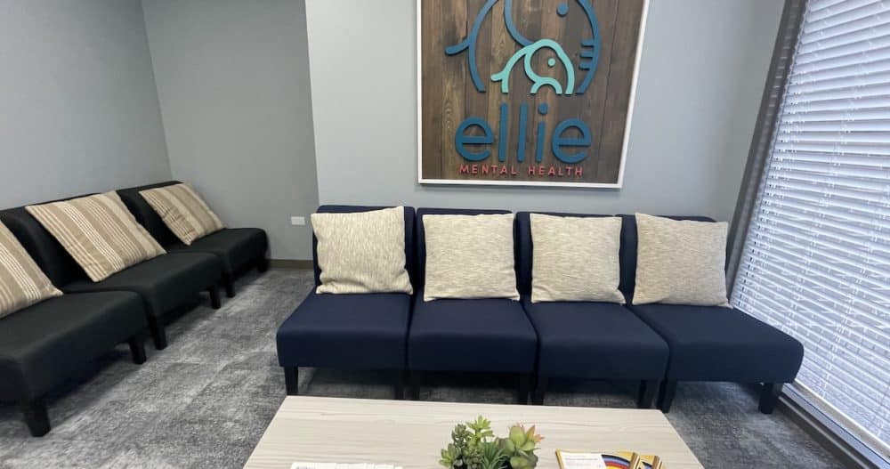 Ellie Mental Health Libertyville, Ohio clinic lobby