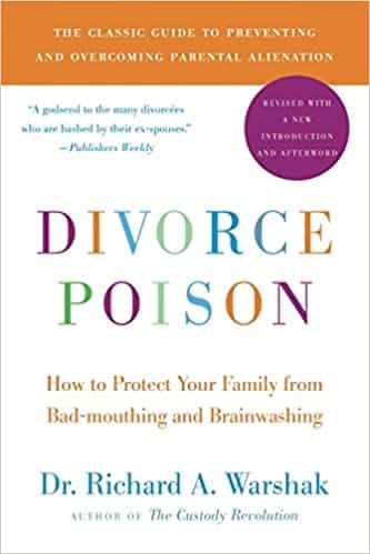 A book cover for Divorce Poison by Dr. Richard A. Warshak