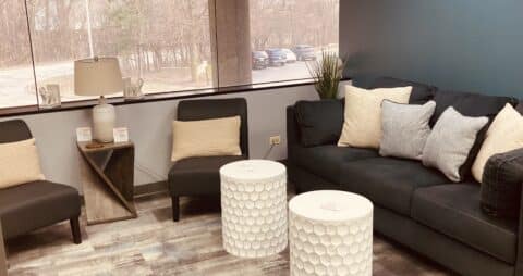 Ellie Mental Health Naperville, IL Clinic Lobby