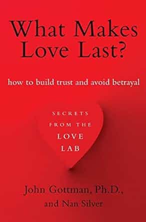 A book cover for What Makes Love Last by John Gottman Ph.D. and Nan Silver