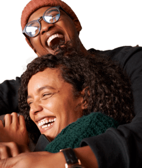 Happy people together