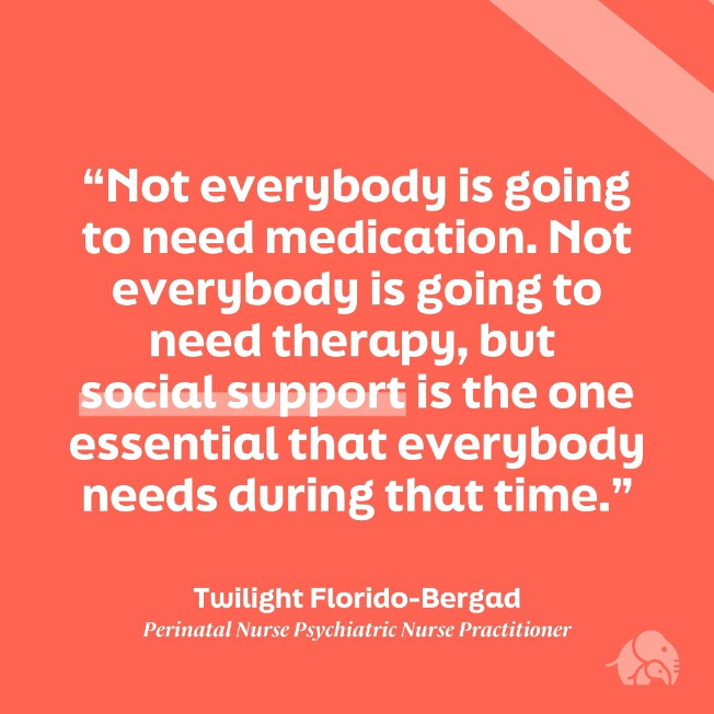 Let’s Talk About Perinatal Mental Health Infographic